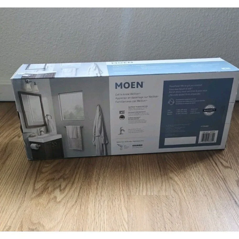 Moen Wellton Y1394BN 4-piece Bath Hardware Set New